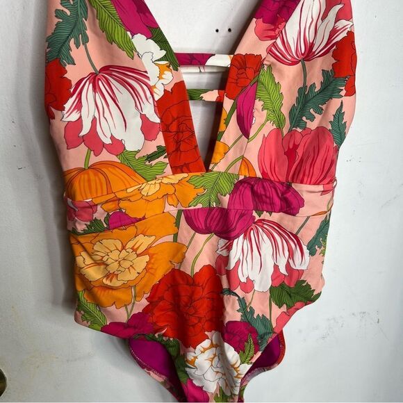 Trina Turk one piece floral bathing suits - Picture 2 of 10